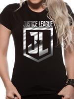 T-Shirt Unisex Tg. S Justice League Movie. Foil Logo