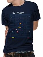 T-Shirt Unisex Tg. M. Pacman: Maze Chase