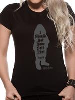 T-Shirt Donna Tg. M. Harry Potter - Hagrid Should Not Fitted