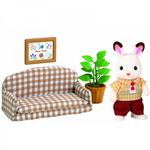 Sylvanian Families Papa' Frasier Chocolate-Chocolate Rabbit Father Set 5013