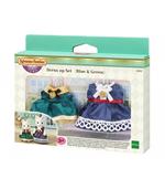 Blue & Green Sylvanian Families. Dress Up Set