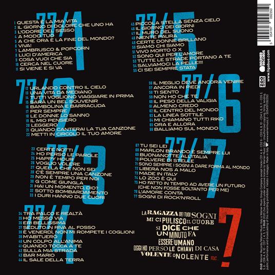 77 Singoli + 7 (Box Set: 8 CD) - Ligabue - CD | laFeltrinelli