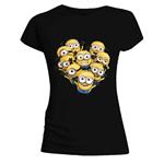 T-Shirt donna Cattivissimo Me 2. Group Minion Heart