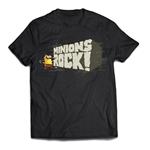 Minion Movie Minions Rock T-Shirt, Nero, M Uomo