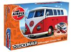 Set Costruzione Macchina Quickbuild. Volkswagen Camper Van, Rosso