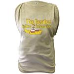 T-Shirt Donna Tg. S Beatles. Oil Washed Yellow Submarine Green