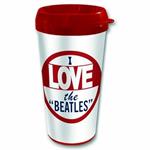 Tazza da viaggio The Beatles. I Love The Beatles