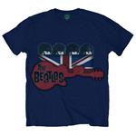 T-Shirt uomo The Beatles. Guitar & Flag