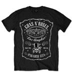 T-Shirt Unisex Tg. S. Guns N' Roses Paradise City Label