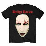 T-Shirt Unisex Marilyn Manson. Red Lips