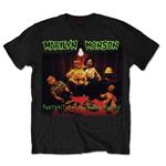 T-Shirt Unisex Tg. L Marilyn Manson. American Family Black