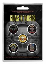 Badge Pack Guns N' Roses. Bullet Logo