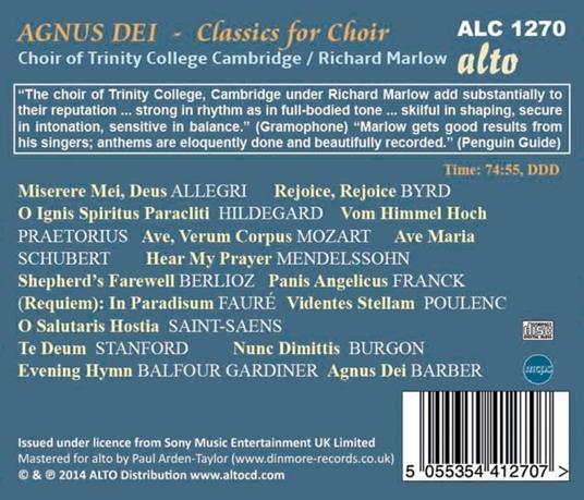 Classici per coro - CD Audio di Gregorio Allegri - 2