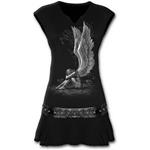 Enslaved Angel. Stud Waist Mini Dress Black