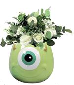 Disney: Half Moon Bay - Monster Inc. - Mike Wazowski (Shaped Wall Vase / Vaso Da Parete)