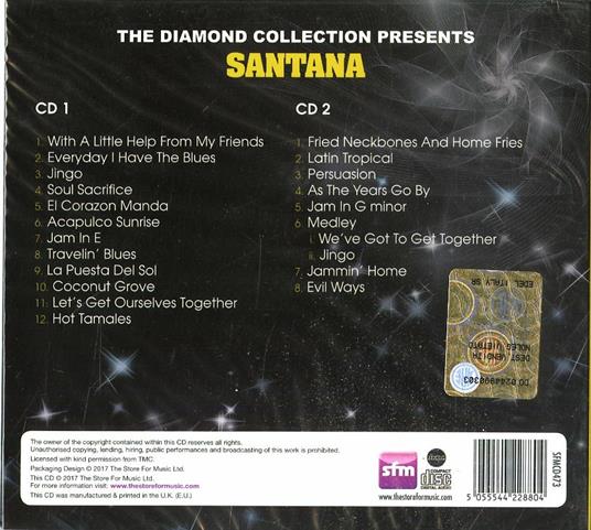 Diamonds Are Forever (Digipack) - CD Audio di Santana - 2