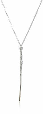 Collana con bacchetta magica di Harry Potter in argento sterling in esclusiva da Amazon