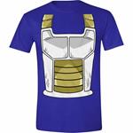 T-Shirt Unisex Tg. S. Dragon Ball Z: Vegeta Costume Blue