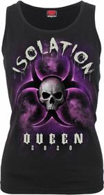 Spiral: Isolation Queen - Razor Back Top Black (Plain) Donna S