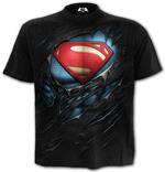 Spiral: Superman - Ripped - T-Shirt Black Uomo S