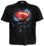 Spiral: Superman - Ripped - T-Shirt Black Uomo M