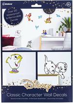 Decalcomanie da parete Disney Classic Character 23 adesivi rimovibili e impermeabili