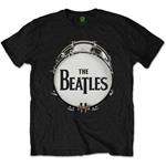 T-Shirt Unisex Original Drum Skin Black Beatles