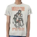 T-Shirt unisex Motley Crue. World Tour Vintage