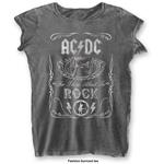 Ac/Dc: Cannon Swig Grey (T-Shirt Donna Tg. M)