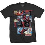 T-Shirt Unisex Tg. S Marvel Comics. Deadpool Strips