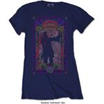 T-Shirt Donna Janis Joplin. Paisley & Flowers Frame