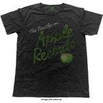 T-Shirt Unisex Tg. S Beatles. Apple Records Vintage Finish