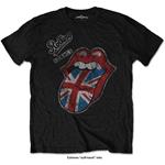 The Rolling Stones Men's Tee: Vintage British Tongue