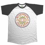 Unisex Tg. S Beatles. Raglan Baseball Sgt Pepper Drum