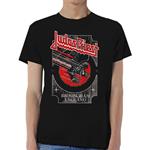 T-Shirt Unisex Tg. S Judas Priest. Silver And Red Vengeance