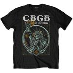 T-Shirt Unisex Tg. M Cbgb. Liberty