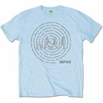 T-Shirt Unisex Tg. L  Beatles. Abbey Road Songs Swirl Blue