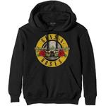 Felpa Con Cappuccio Unisex Guns N' Roses. Classic Logo. Taglia S