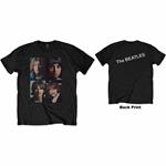 Beatles (The): Men'S Tee: White Album Faces (Back Print) (Large)