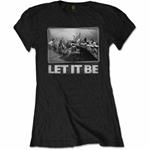 T-Shirt Donna Tg. L. Beatles: Let It Be Studio