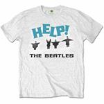 T-Shirt Unisex Tg. S. Beatles: Help! Snow