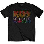 T-Shirt Unisex Tg. XL Kiss Logo, Faces & Icons