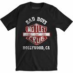 T-Shirt Unisex Tg. L. Motley Crue: Bad Boys Shield