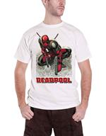 T-Shirt Unisex Tg. M. Marvel Comics: Deadpool Bullet