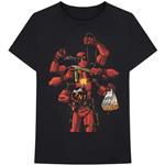 T-Shirt Unisex Tg. 2XL. Marvel Comics: Deadpool Arms