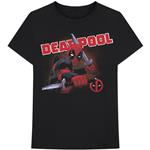 T-Shirt Unisex Tg. M. Marvel Comics: Deadpool Cover