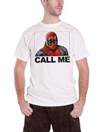 T-Shirt Unisex Tg. 2XL. Marvel Comics: Deadpool Call Me