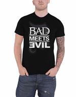 T-Shirt Unisex Tg. XL. Bad Meets Evil: Logo