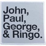 Toppa. Beatles John, Paul, George, Ringo Black On White