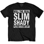 T-Shirt Unisex Tg. L. Eminem: The Real Slim Shady